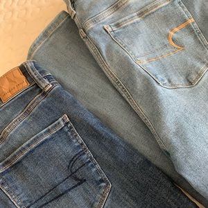 AE!! Bundle Of 2 Pair American Eagle Jeggings! Ladies Sz 10